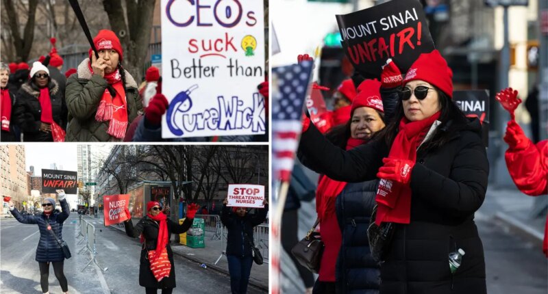 NYC nurses union lowers demand for raises in 2nd week of strike
