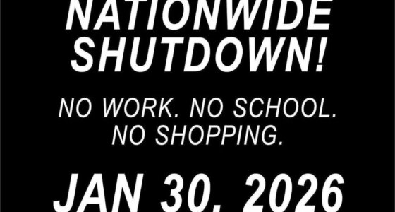 National general strike planned, with events in Savannah