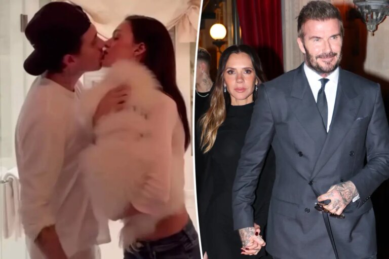 Nicola Peltz shares romantic video with Brooklyn Beckham after his family stepped out in Paris together