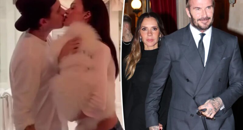 Nicola Peltz shares romantic video with Brooklyn Beckham after his family stepped out in Paris together