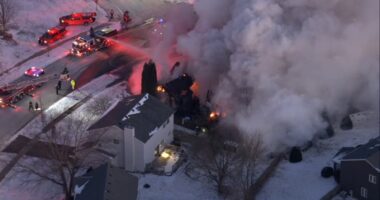 Oswego, Illinois news: 2 people unaccounted for after house explosion, large fire on Fox Chase Drive, fire officials say