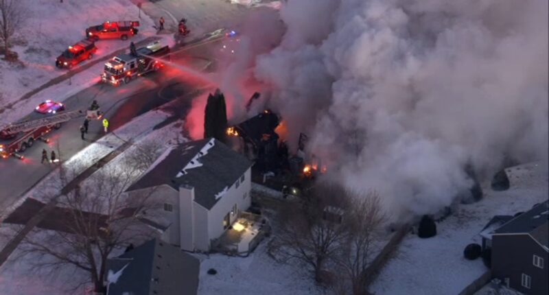Oswego, Illinois news: 2 people unaccounted for after house explosion, large fire on Fox Chase Drive, fire officials say