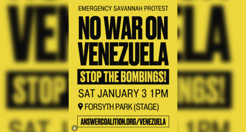 PSL calls 'emergency protest' following U.S. strike in Venezuela