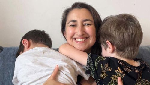 Kerith Whittigan, 43, from Melbourne says she has noticed how tanned the skin of her son Elliot, seven, is becoming, despite sending him to school wearing sunscreen.