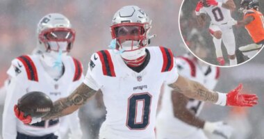 Patriots' Christian Gonzalez made up for early blunder with game-sealing play