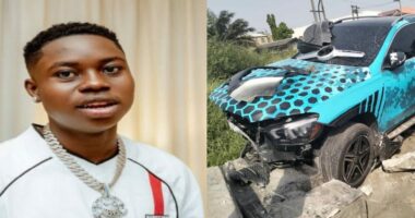 Peller beg fans for N11M to fix crashed Mercedes Benz SUV
