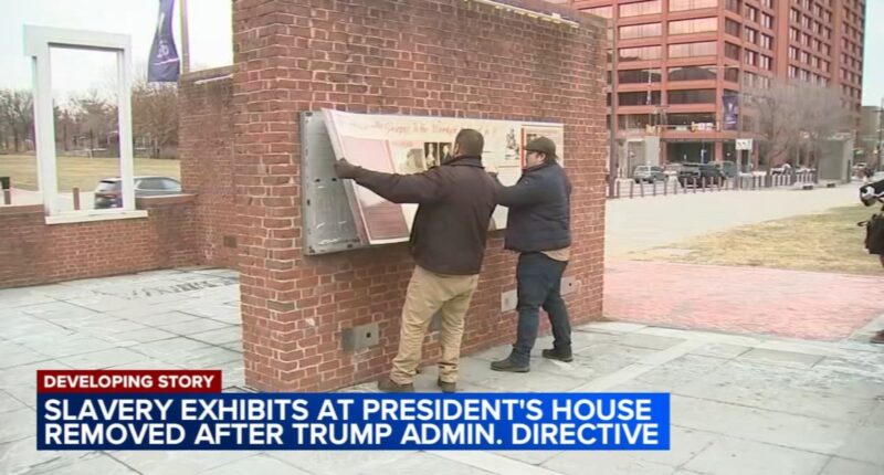 Philadelphia slavery exhibits at President's House removed after Trump administration directive
