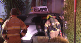 A Rabbi's car displaying Hanukkah decorations has been firebombed in a Christmas morning attack in Melbourne.