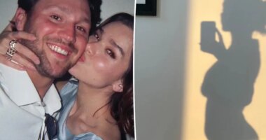 Pregnant Hailee Steinfeld shows off growing baby bump, hints at infant’s name