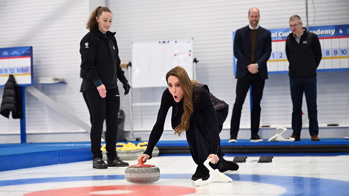 Prince and Princess of Wales are all-smiles as they visit the Kelpies