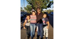 This undated photo provided by Jeanette Pagan-Lopez shows Geraldo Lunas Campos with his three children. Lunas Campos died Jan. 3, 2026, at an ICE detention facility in El Paso, Texas. (Jeanette Pagan-Lopez via AP)