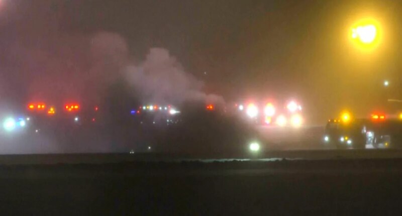 Private jet with 8 aboard crashes on takeoff in Maine