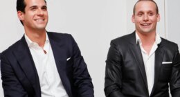 FILE - Oren and Tal Alexander speak at a panel at the Rockstars of Real Estate Event, Sept. 3, 2013 in New York. (Photo by Amy Sussman/Invision for DETAILS Magazine/AP Images, File)