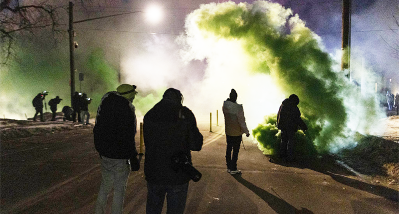Protesters clash with federal officers after another ICE shooting in Minneapolis