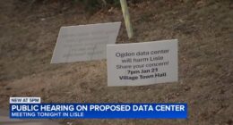 Public hearing on proposed data center at former Lockformer Company site on Ogden Avenue in Lisle postponed due to large crowds