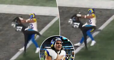 Puka Nacua praised for key interception breakup in Rams playoff win