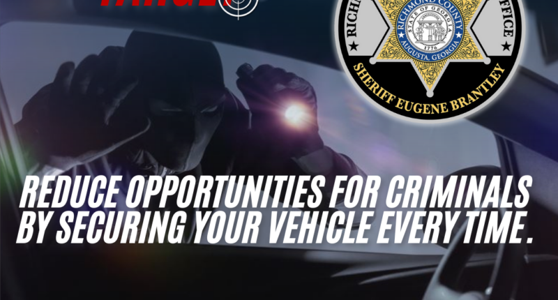 RCSO offers tips amid 148% surge in car break-ins