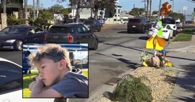 'Ran over him twice': 6-year-old riding bike on sidewalk mowed down by driver who 'stopped for several seconds' before nailing him again, officials say