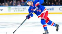 Rangers' Adam Fox returns to practice in latest rehab step
