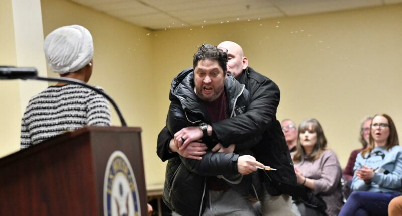 Rep. Ilhan Omar’s alleged attacker sprayed her with apple cider vinegar, hazmat crew confirms: report