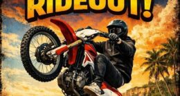 Flyer advertising mass e-bike rideout in Sydney