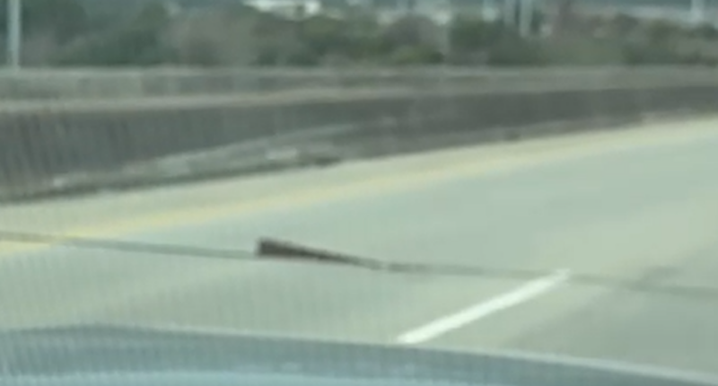 Residents report piece of metal protruding from US-278 bridge