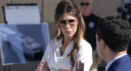 Rumored Lovers Kristi Noem & Corey Lewandowski Don't Even Bother To Sit Apart At Work