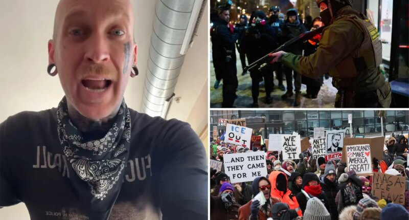 Self-described Antifa lunatic issues chilling call for 'armed' mob to end Minneapolis ICE operations 