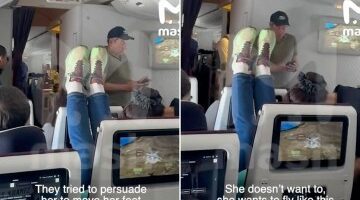 Shocking moment British Airways plane loses wheel during takeoff at Las Vegas airport as tyre plunges to the ground