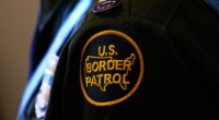 FILE - A U.S. Border Patrol patch is seen, Nov. 3, 2025, in Rosemont, Ill. (AP Photo/Erin Hooley, File)