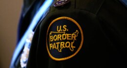 FILE - A U.S. Border Patrol patch is seen, Nov. 3, 2025, in Rosemont, Ill. (AP Photo/Erin Hooley, File)