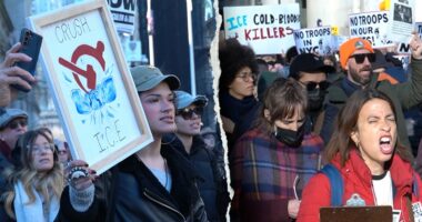 Socialist groups chant 'Killer Kristi' while escalating nationwide anti-ICE protests