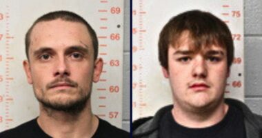 'Some gangster a— s—': 23-year-old brags to teen about robbing 61-year-old with airsoft gun while the other 'ran over' him with car and left him to die in street, cops say