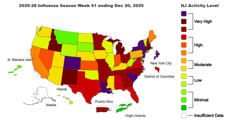 South Carolina flu-related hospitalizations on the rise