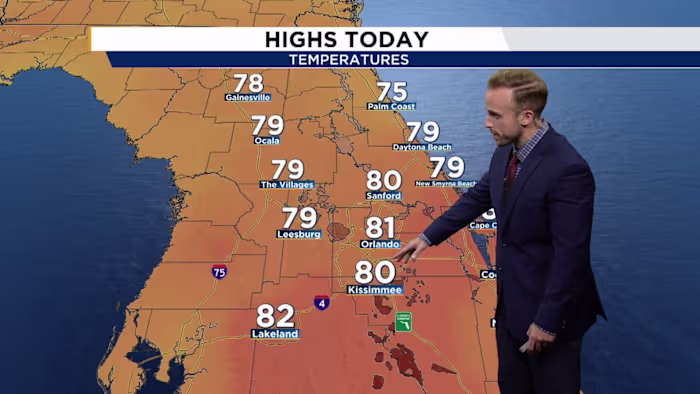 Spring-like weather in store for Central Florida. But change looms just ahead
