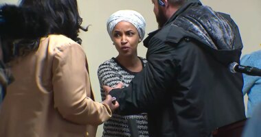 Substance sprayed on Rep Ilhan Omar reportedly identified as apple cider vinegar; FBI investigating