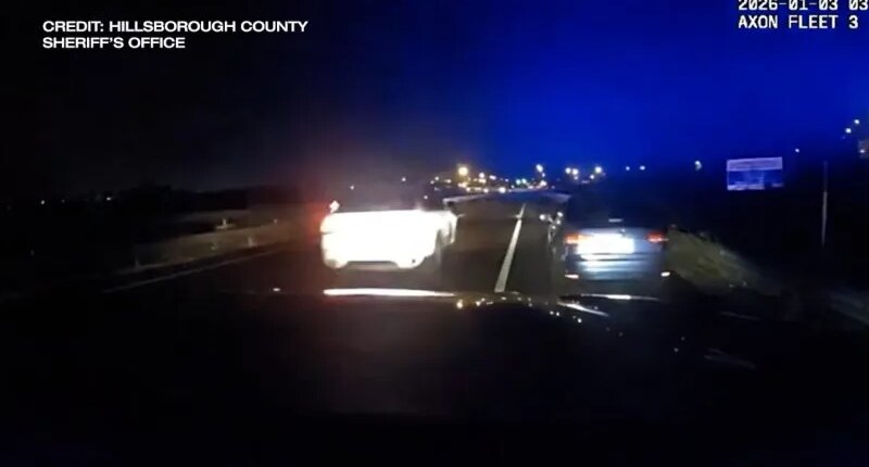 Tampa man arrested after striking patrol vehicle, fleeing scene: HCSO