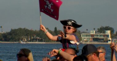 Tampa’s youngest pirates take over Bayshore Boulevard for 2026 Children’s Gasparilla Parade