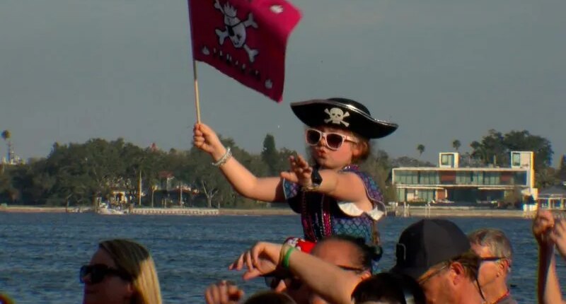 Tampa’s youngest pirates take over Bayshore Boulevard for 2026 Children’s Gasparilla Parade