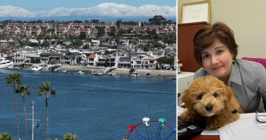 Tech tycoon husband arrested after wife found dead below mountain highway in wealthy enclave