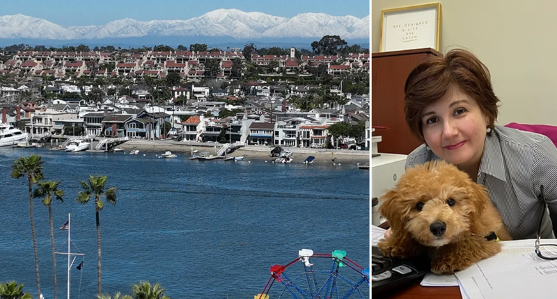 Tech tycoon husband arrested after wife found dead below mountain highway in wealthy enclave