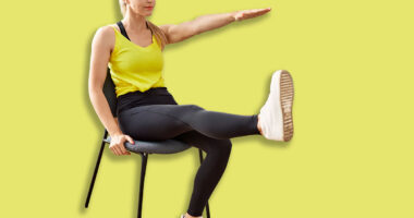 Young blonde girl smiling happy training at sport center.