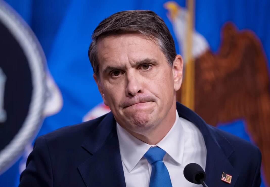 Deputy Attorney General Todd Blanche answers a question during a news conference after the Justice Department announced the release of three million pages of documents in the latest Jeffrey Epstein disclosure in Washington, Friday, Jan. 30, 2026. (AP Photo/J. Scott Applewhite)