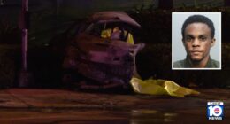 'They burned alive': Mother and 2 daughters killed by man driving Dodge Charger nearly 100 mph in 30 mph zone after car gets smashed and erupts in flames