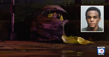 'They burned alive': Mother and 2 daughters killed by man driving Dodge Charger nearly 100 mph in 30 mph zone after car gets smashed and erupts in flames