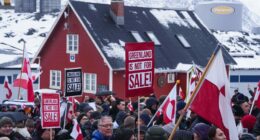 Thousands march in Greenland to support Arctic island in the face of US President Trump's threats to take it over