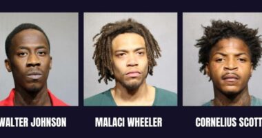 Three men arrested after string of vehicle burglaries in Jacksonville Beach