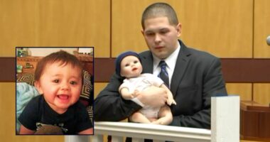 'Told me he could make my son disappear': Baby hurled off bridge by father after mom asked state to help protect him from dad and it 'failed to act,' suit says