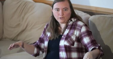 Briell Decker speaks during an interview Thursday, Dec. 5, 2025, in Hildale, Utah. (AP Photo/Rick Bowmer)