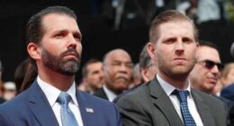 Donald Jr and Eric Trump now run the Trump Organisation.
